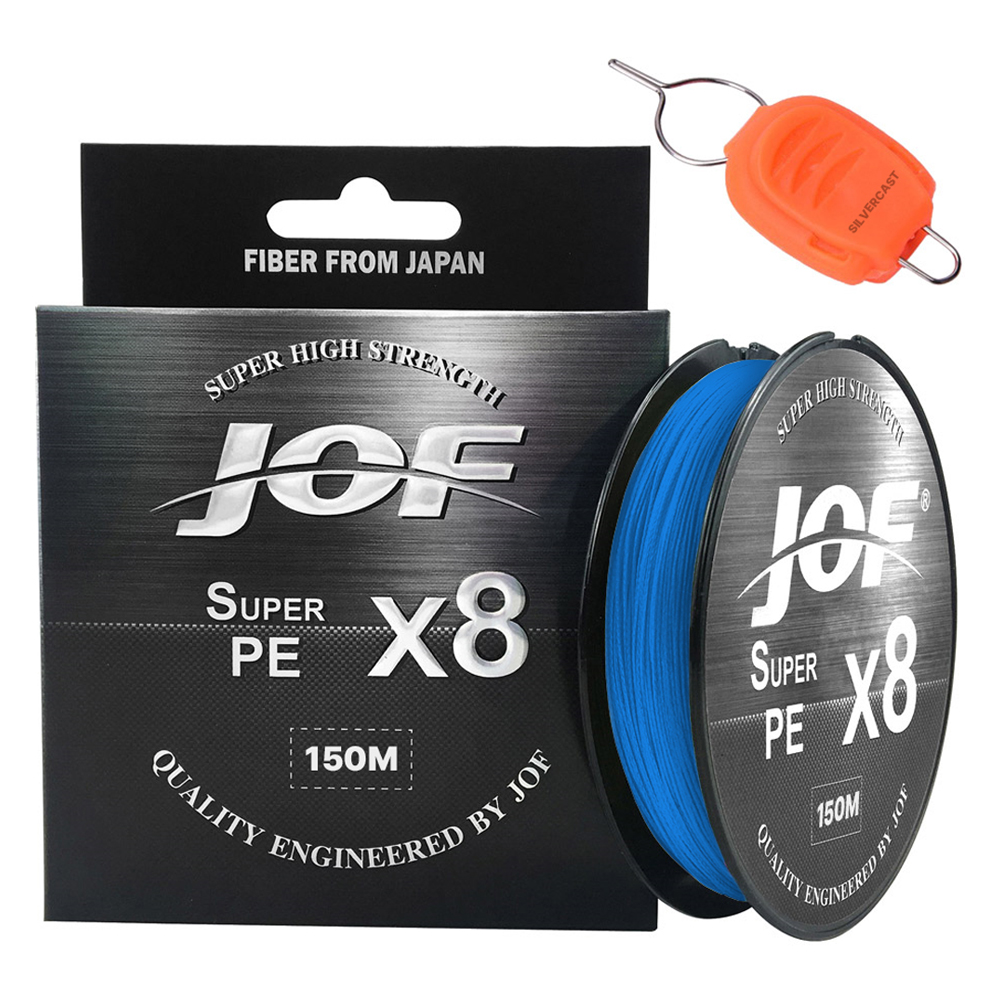 JOF 슈퍼PE 8합사 낚시줄 150m + 실버캐스트 라인 스토퍼 세트 7,670원