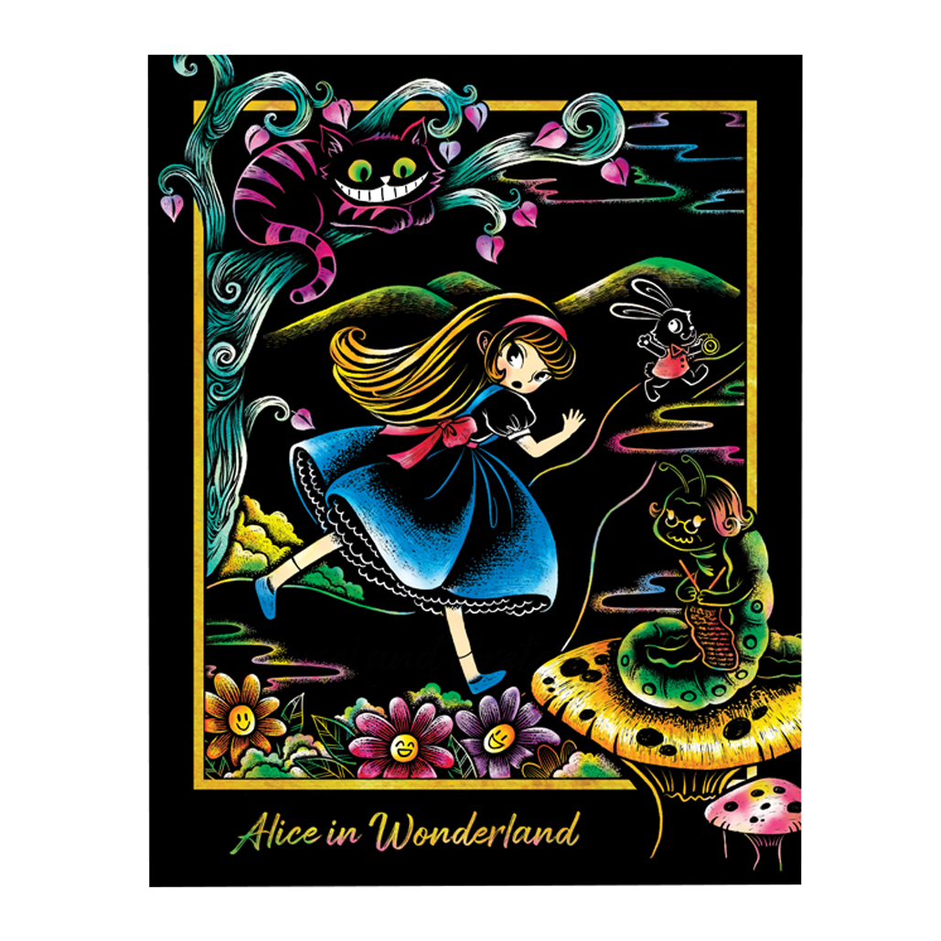 라고디자인 스크래치북 불꽃 컬러링 보드 페이퍼 8p 세트, 동화, 1개 20,730원