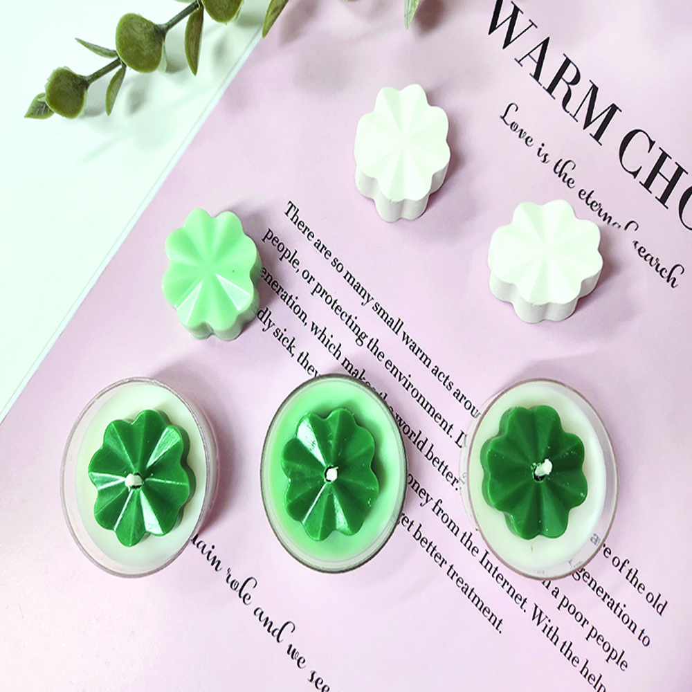 클로버 미니 데코 15구 석고 캔들 비누몰드 3,500원