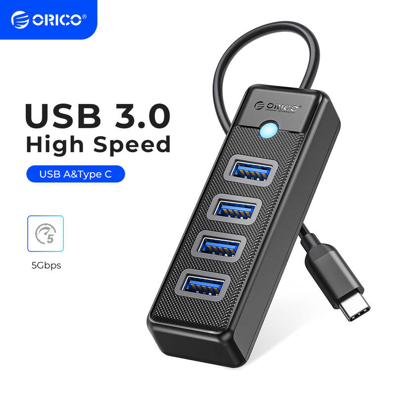 노트북허브 ORICO 멀티 C타입 분배기 USB 3.0 허브 고속 OTG 어댑터 PC 컴퓨터 액세서리 맥북 프로용 4 포트 5Gbps 16,960원