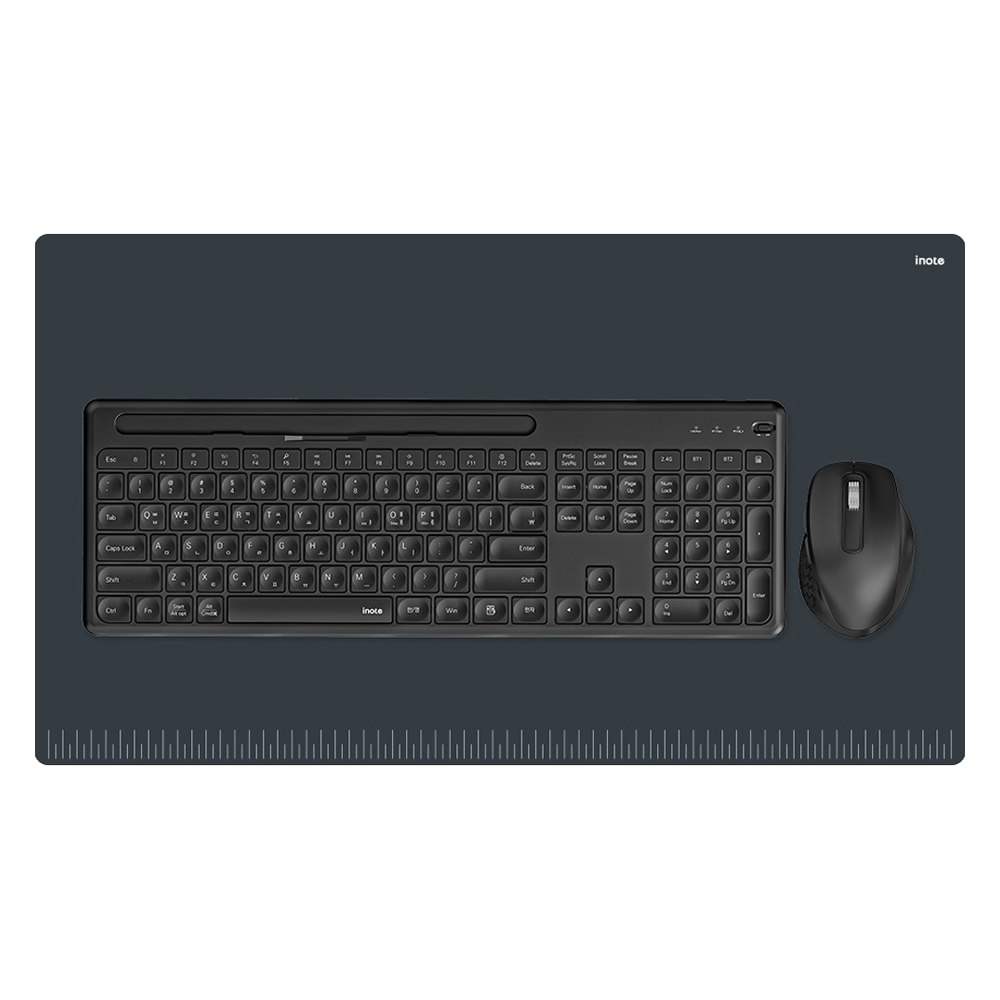 아이노트 블루투스 멀티페어링 키보드 + 마우스 + 키스킨 + 장패드 세트, 블랙, KM780RB, 일반형 35,900원