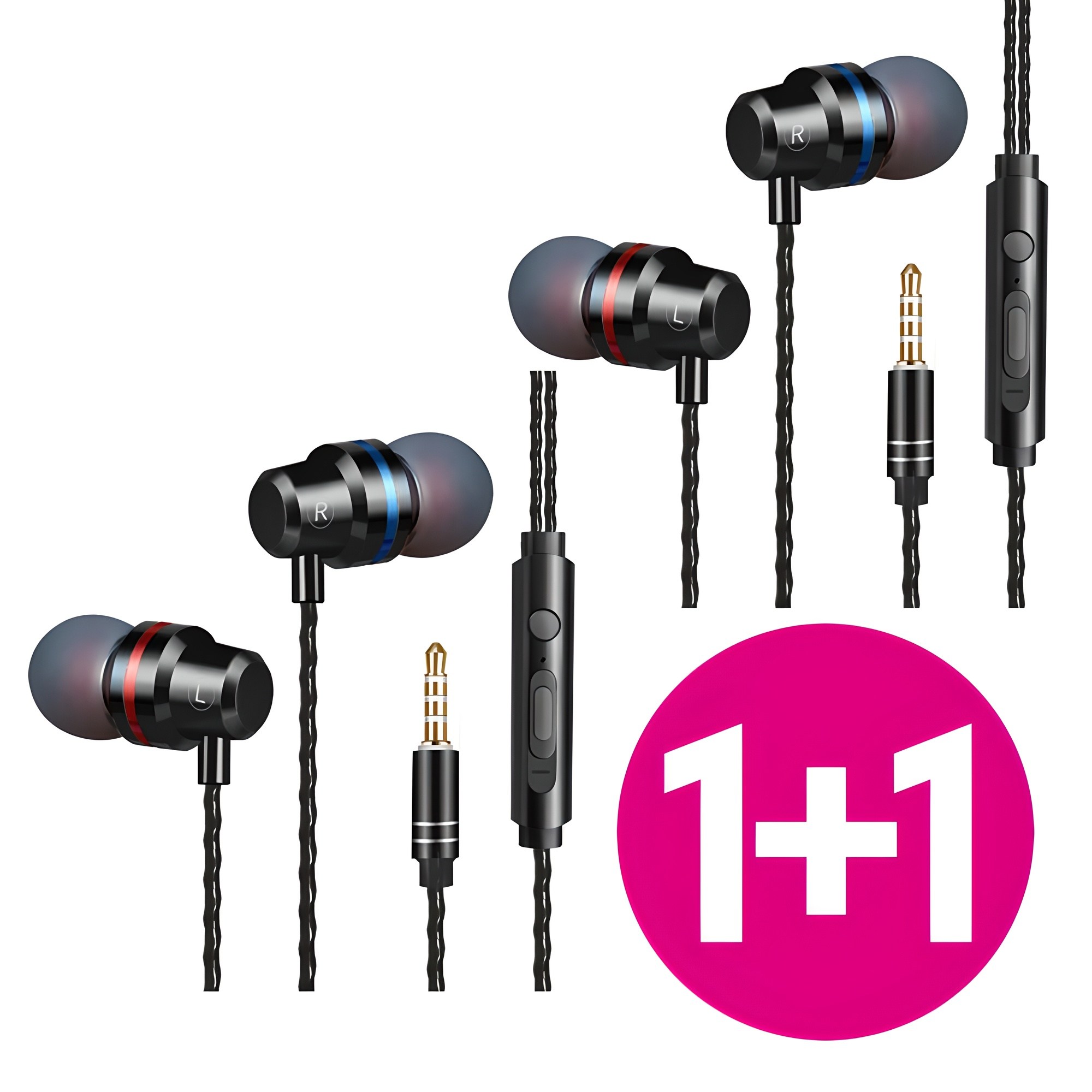 렉스세븐 고음질 유선이어폰 1+1 극장급 리얼사운드 3.5mm 커널형 돌비 8,930원