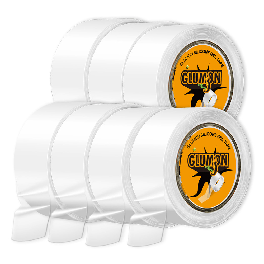 글루몬 자국없는 초강력 실리콘 클리어 겔 나노 양면 테이프 40mm x 1m, 7개 19,230원