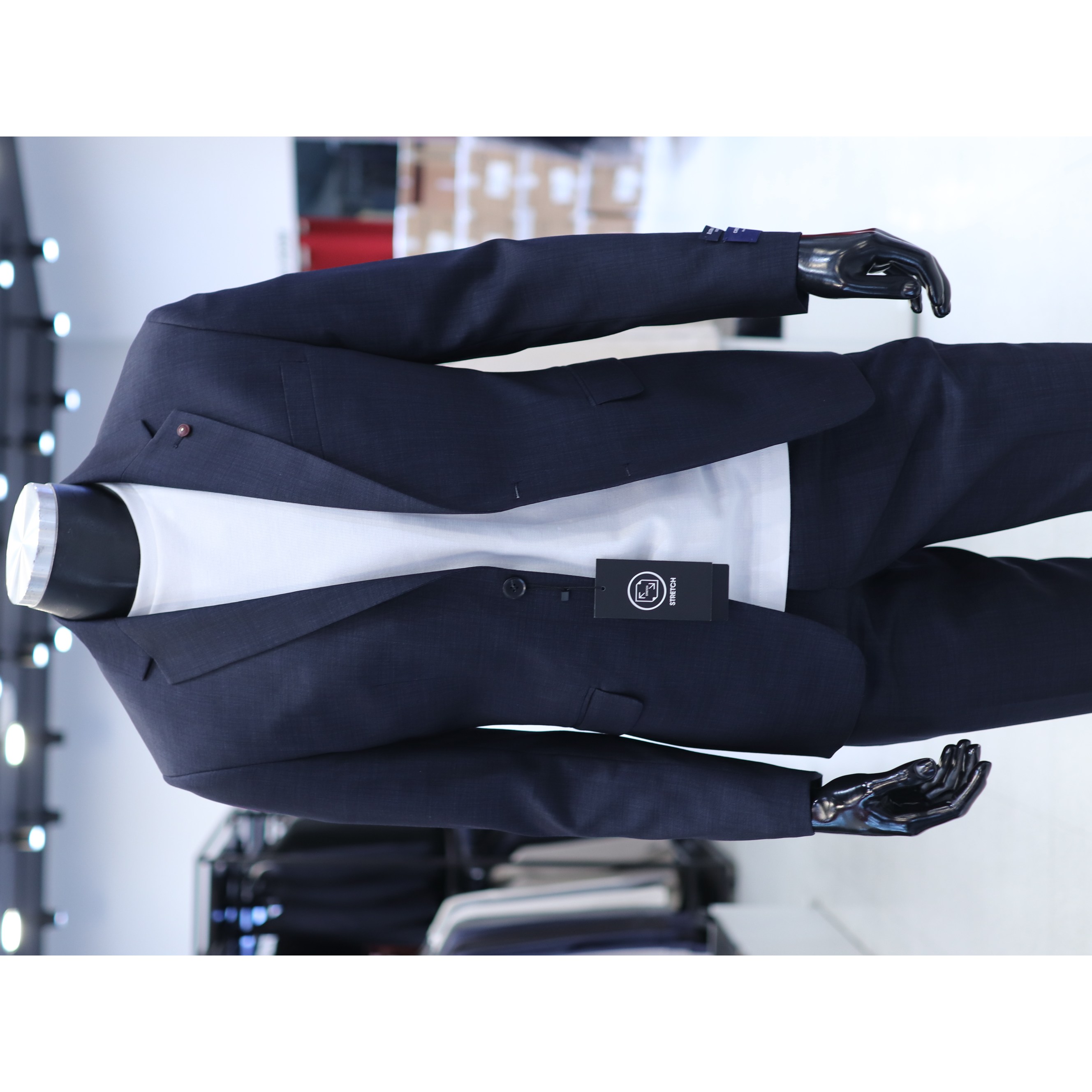 STCO 사계절 인디고 네이비 울혼방 사방스판 수트 정장 (슬림핏) SSJWZ14SETM 179,000원