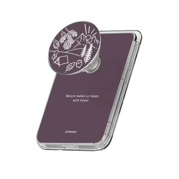 트라이코지 내추럴 글로시 그립 스마트톡 마그네틱 카드지갑 거치대(맥세이프 호환), 1개, 내추럴_포레스트 19,800원