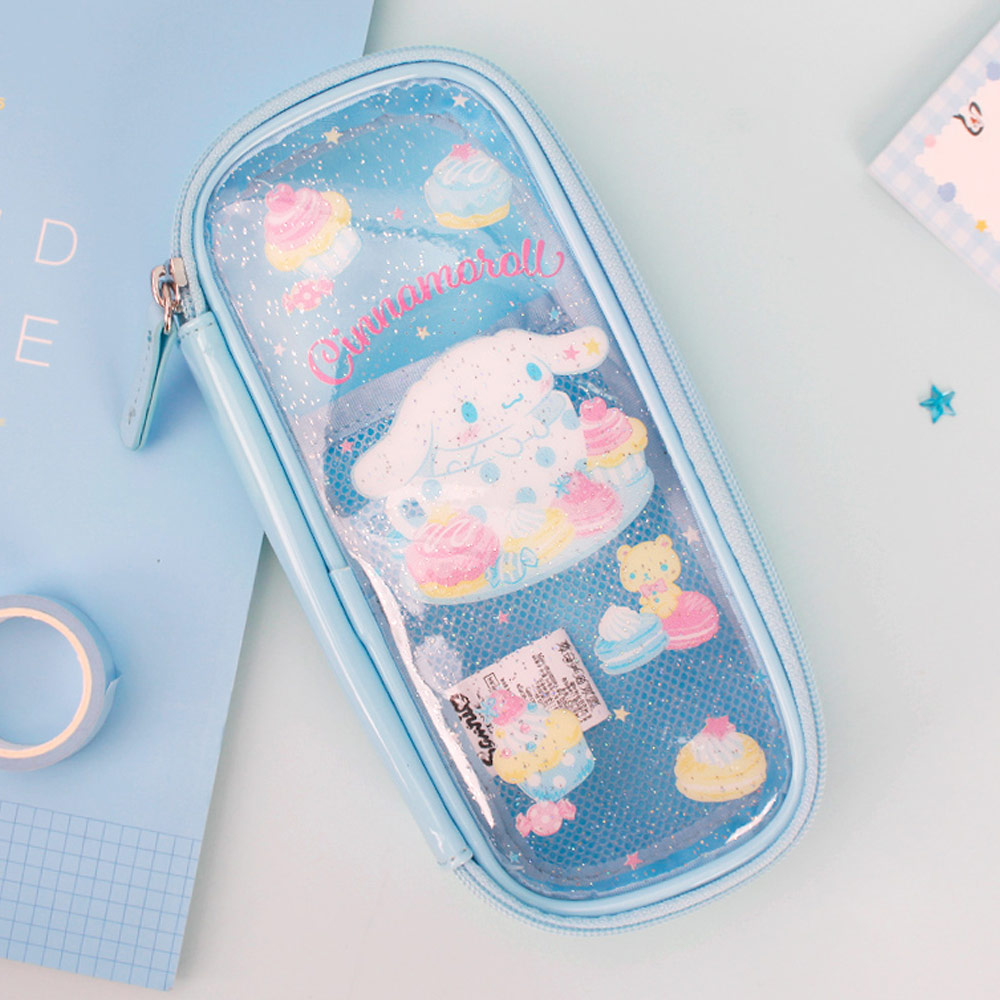 산리오 시나모롤 스위트 글로시 파우치 필통 13,900원