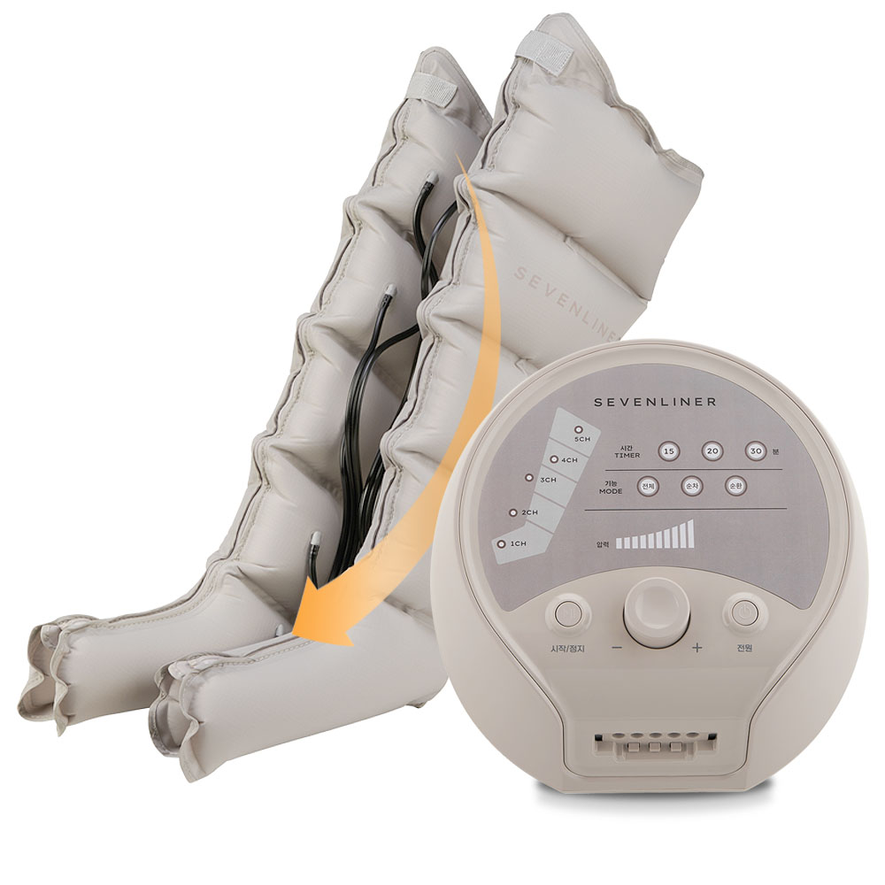 국내제조 세븐라이너 S3 공기압 다리 발 안마기 종아리마사지기 아이보리, 아이보리, 1개 147,560원