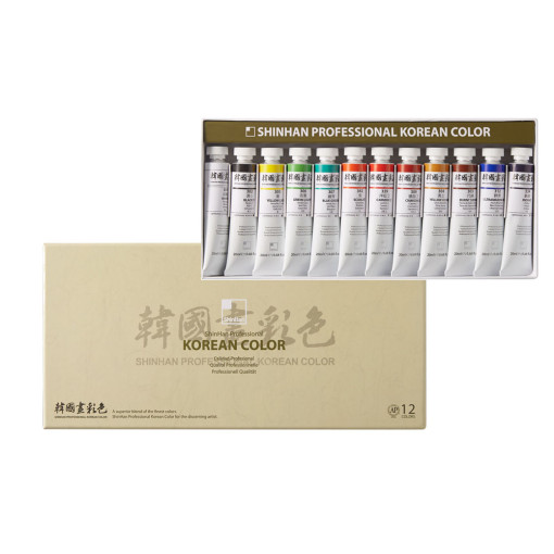 신한전문가 한국화물감 세트 20ml (12색 18색 24색A-B) 86,900원