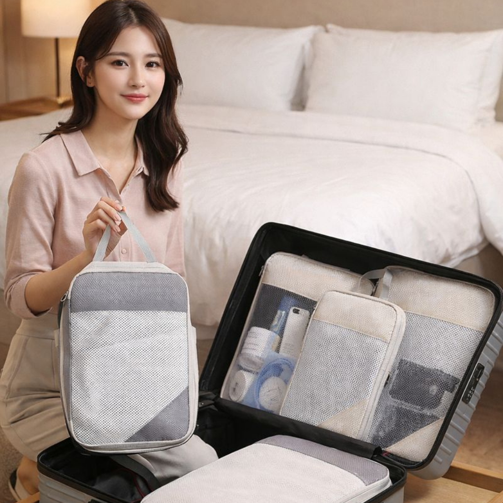 데일리코브 부피순삭 여행용 압축 파우치 6종세트 15,900원