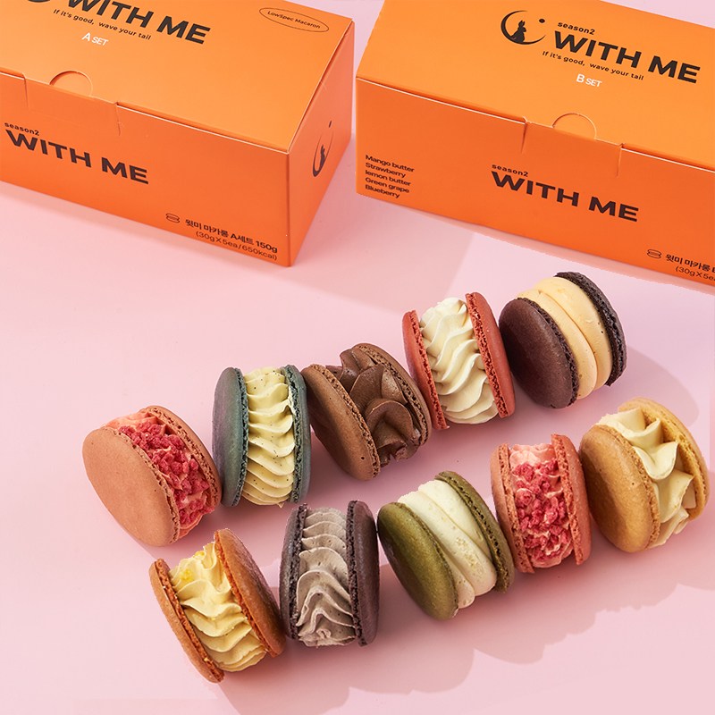 (뚱카롱) 윗미마카롱 10종세트 정제설탕DOWN 당과 칼로리를 낮춘 쫀득 30,000원