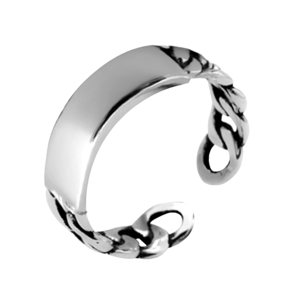 헤미안 실버 925 빈티지 볼드 스틱 체인 은 반지 HR250728 44,900원