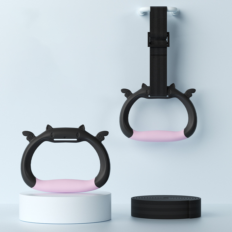 가정용 체조링 철봉링 안심한 재질 고무 손잡이 길이 조절가능 2M 블루 블랙 11,890원