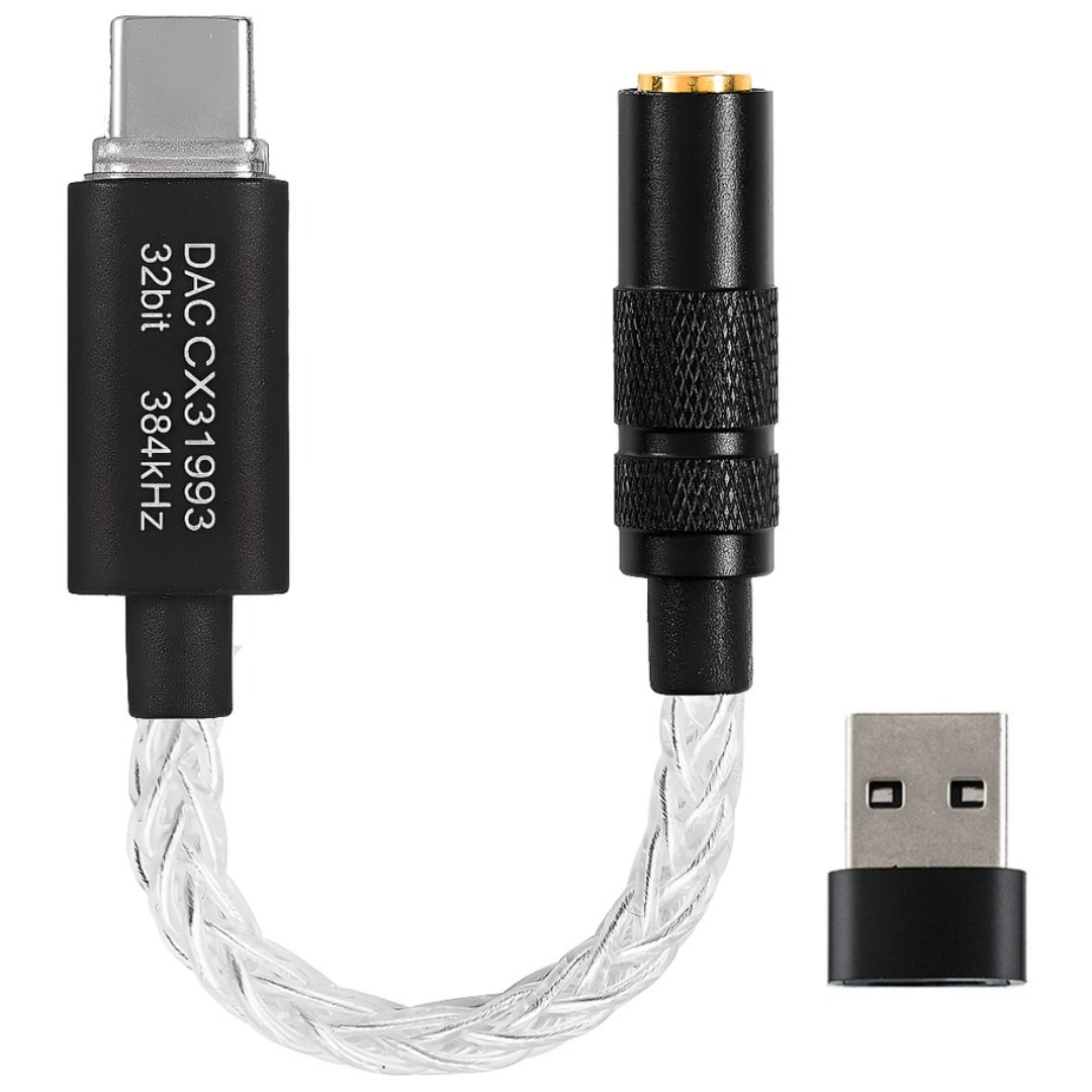 시그델 HiFi 고음질 CX31993 C타입 꼬다리 DAC 덱 3.5mm 32BIT 384KHZ 이어폰 변환 앰프 꼬다리덱 오디오 헤드폰 젠더 MD-04, 1개, 블랙, 13cm 23,900원
