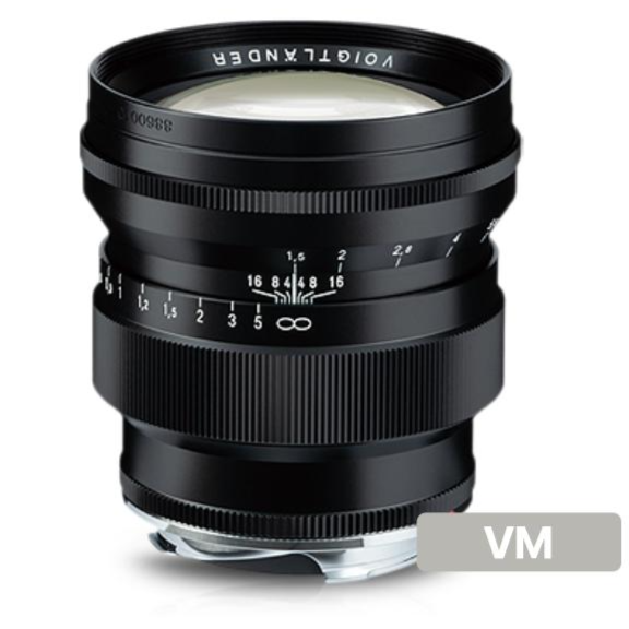 [정품등록시 5만 포인트 3년 보증] 보이그랜더 NOKTON Vintage Line 75mm F1.5 Aspherical VM 마운트 (라이카 M 호환) Black, 단일상품 1,188,000원