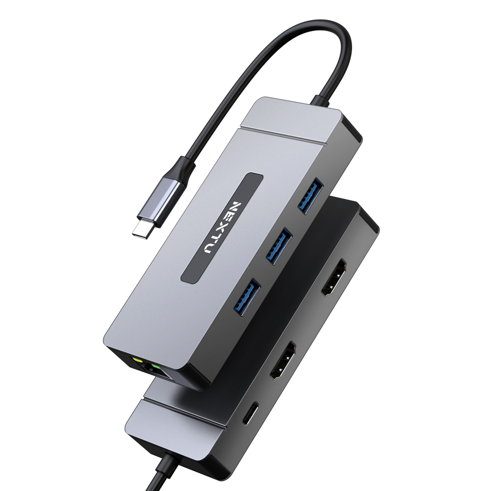 7in1 USB C타입 멀티포트 허브 듀얼 HDMI2.0 컨버터 기가랜 PD충전 100W PC 노트북 모니터 USB메모리 55,000원