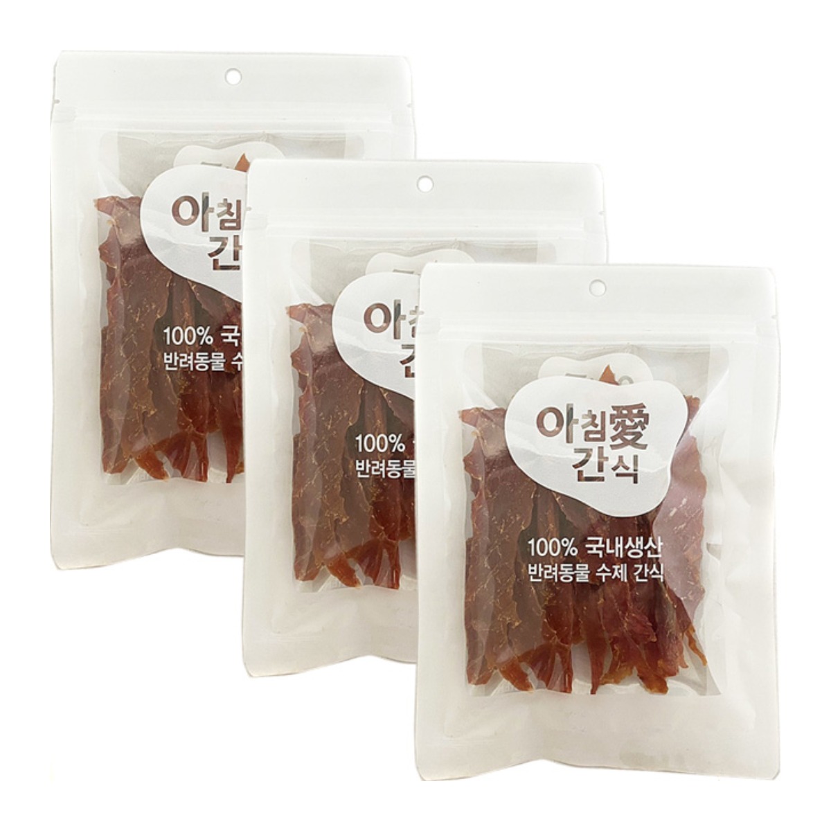 아침애 강아지 수제간식 3개세트 특가전, 3개, 오리안심 육포 13,210원