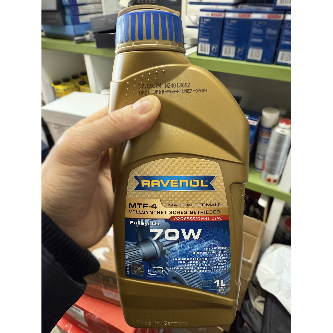 라베놀 MTF-4 70W DCT 기어오일 1리터 37,000원