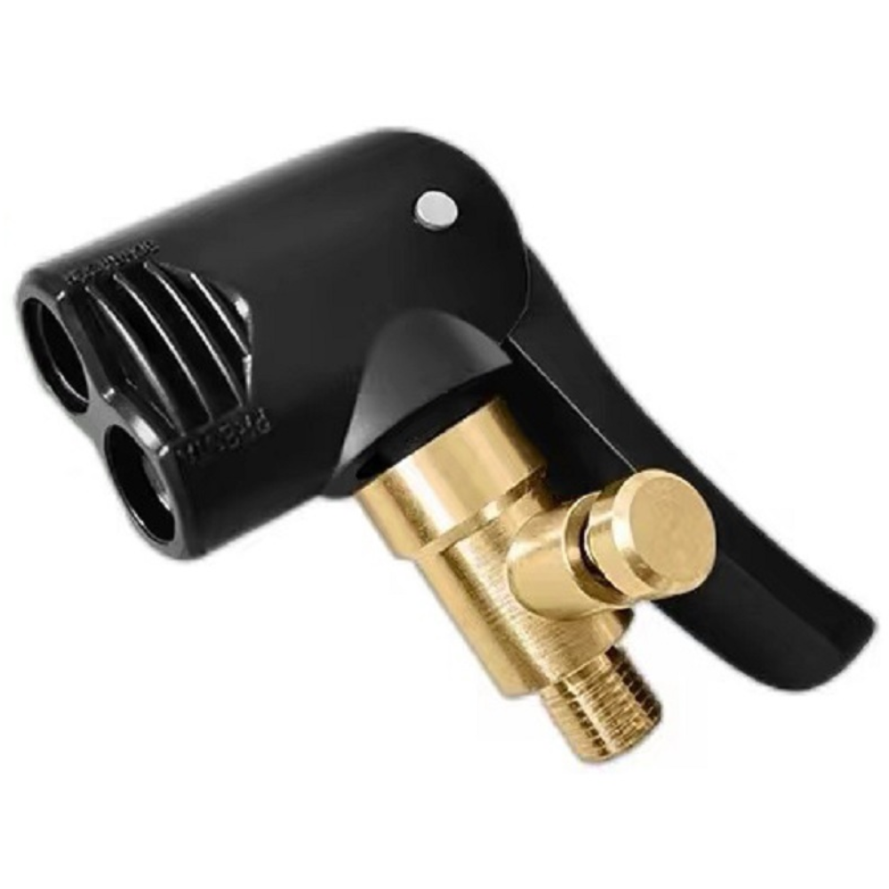 디와이툴즈 자전거 펌프 노즐 어댑터 2in1 공기 주입기 자동차 자전거 겸용, 1개, 블랙, 현재가 8,100원