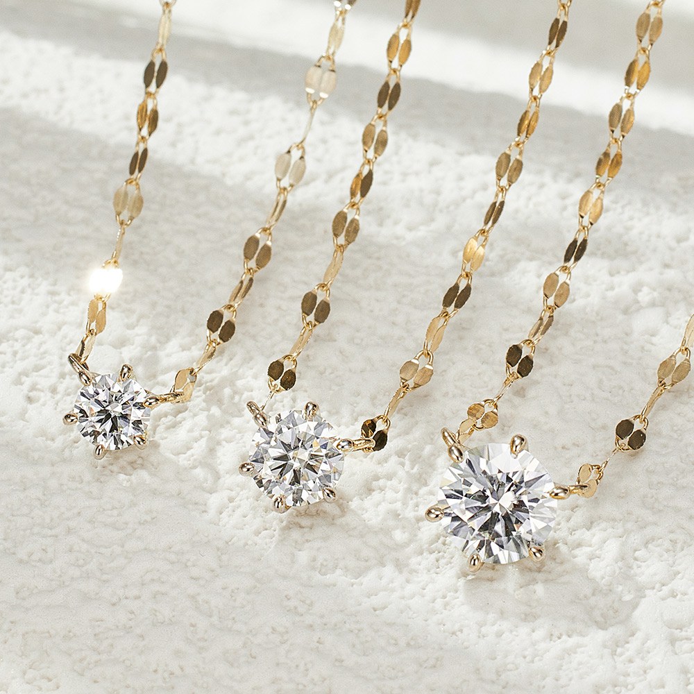 준주얼리 전체 14K 모이사나이트 3부/5부/1캐럿 데일리 목걸이 DDBEN755 하객룩 출근룩 기념일 선물 목걸이 407,950원