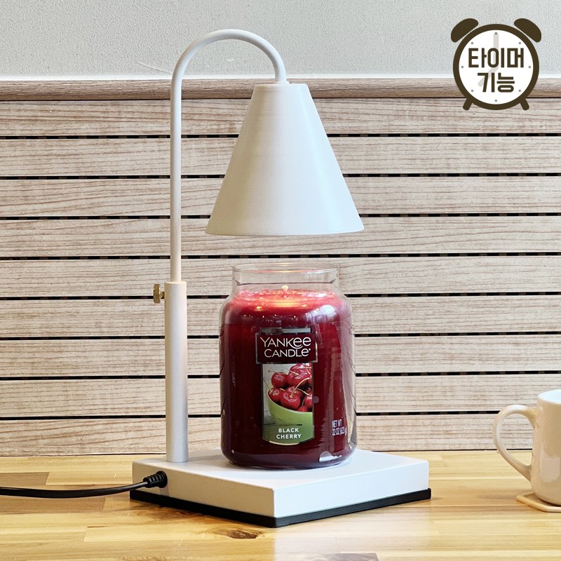 아베스트 타이머 빛조절 높이조절 캔들워머 양키캔들 라지자 세트, 아베스트 타이머 워머(화이트) 40,800원