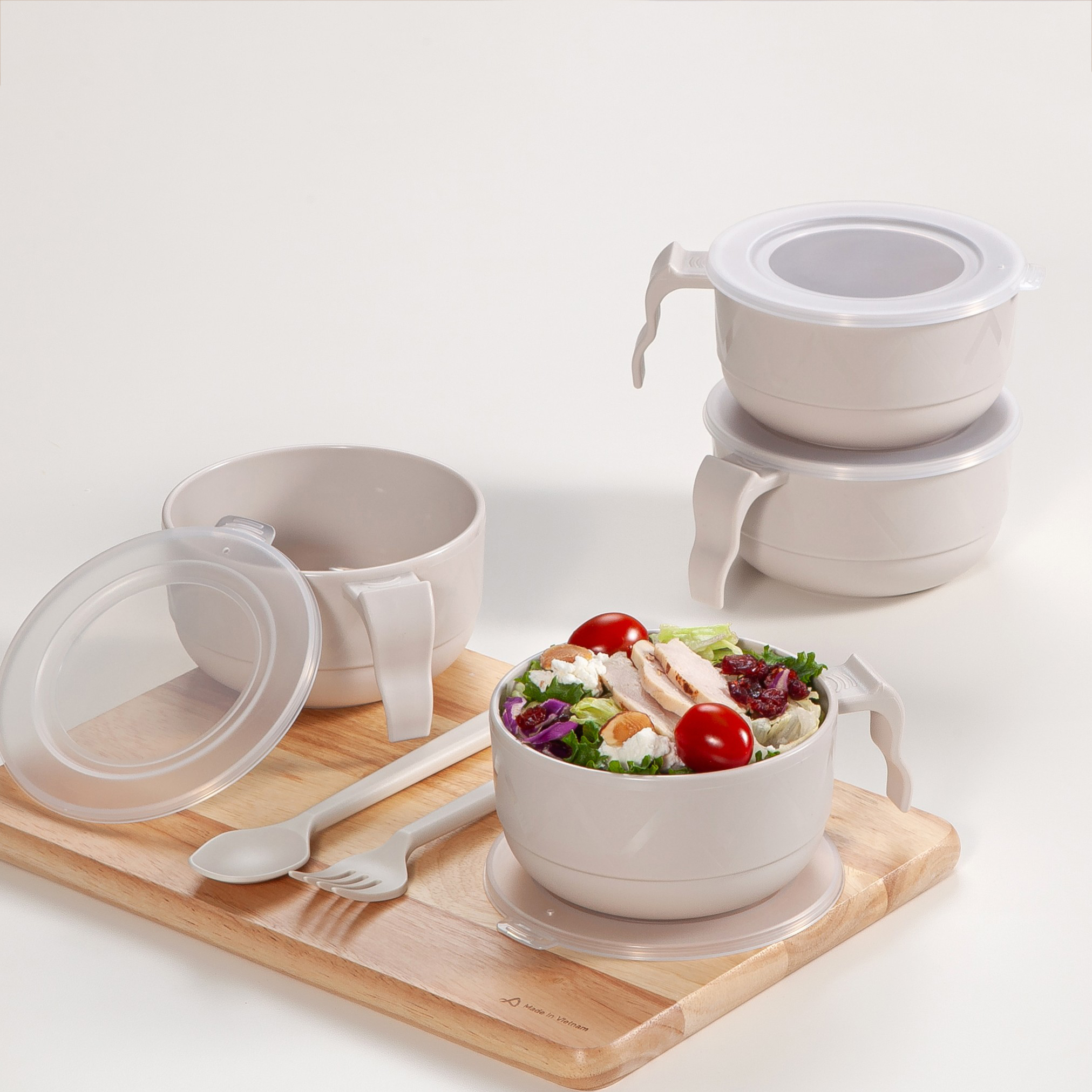 아띠홈 올더플레이트 시리얼볼 + 뚜껑 세트 4p 8,900원