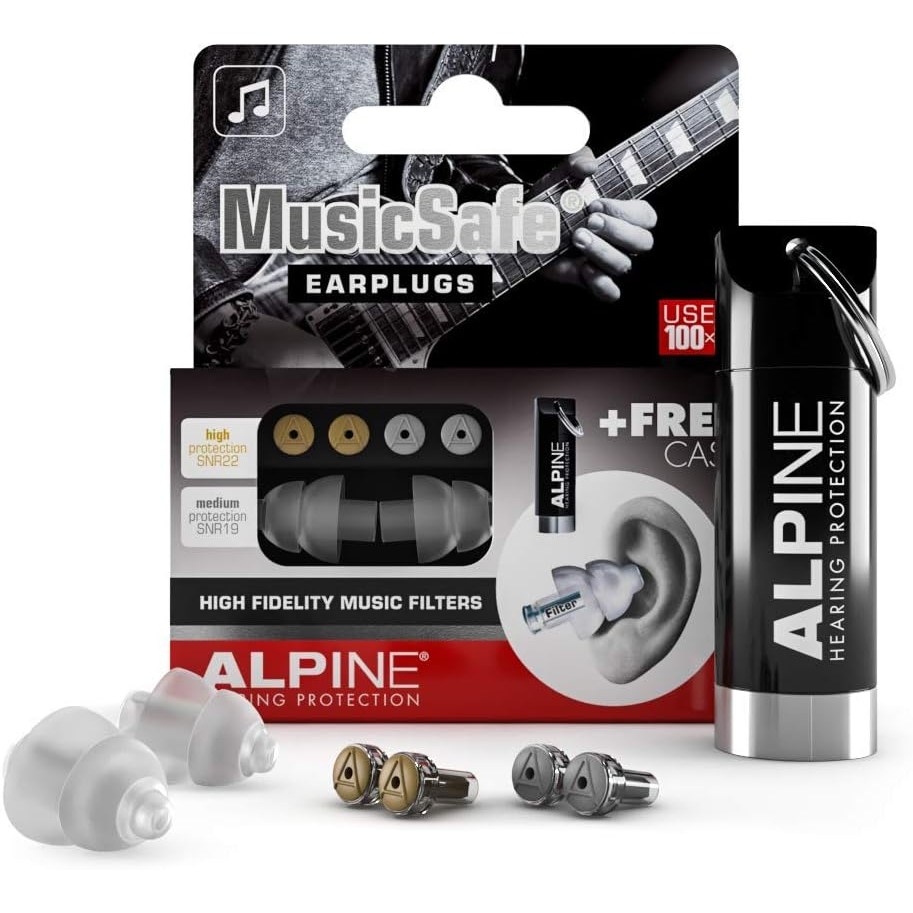 알파인 뮤직세이프 뮤지션 귀마개 청력보호 음악용 이어플러그, 1쌍, 1세트 32,900원