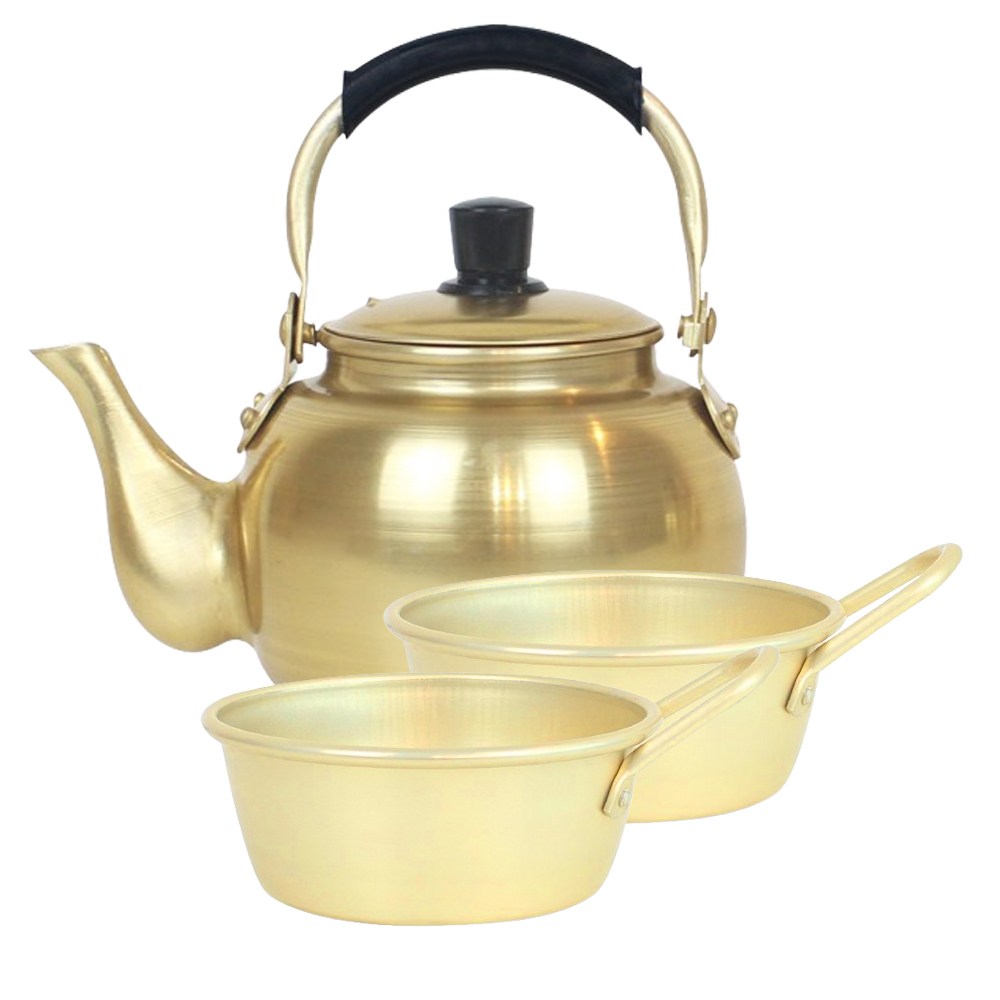 허니잼 국산 레트로 양은 막걸리 주전자 막걸리잔 세트 술잔 술주전자 주기세트 18,500원