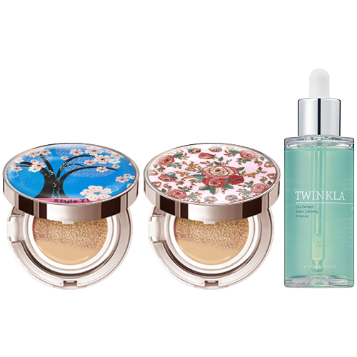 [쿠션15g+쿠션15g+앰플50ml] 스타일71 60%세럼 [건성 피부 추천] 미스트 쿠션 [17호 21호 23호] 38,900원