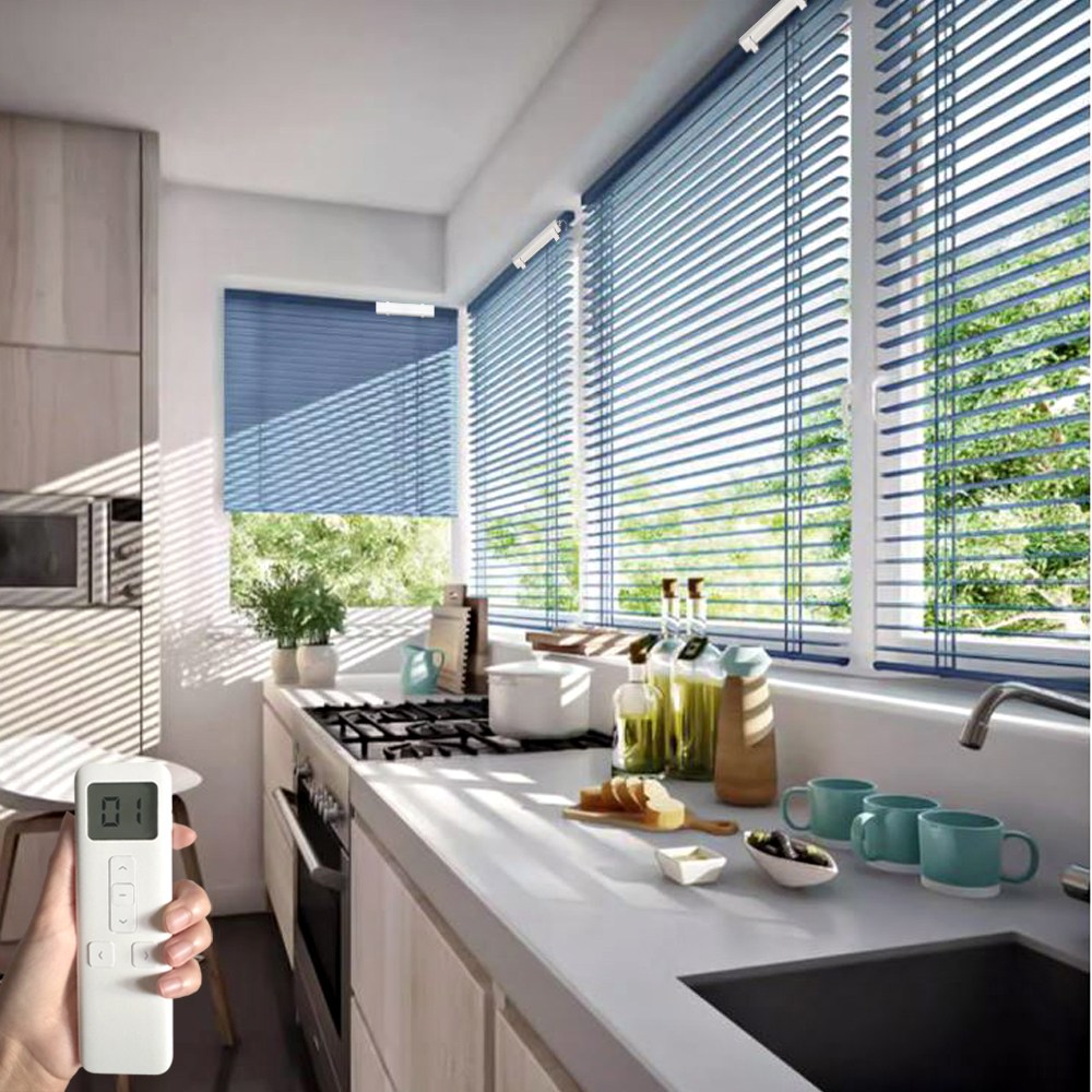 윈샵 전동 알루미늄 블라인드 25mm[가로 사이즈 70-220cm,세로 80-280cm] 505,200원