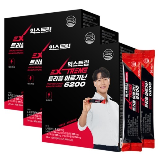 익스트림 트리플 아르기닌 6200, 20ml, 90개 124,000원