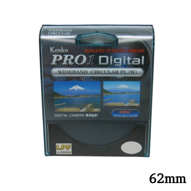 [kenko] 켄코 프로1 디지털 WIDEBAND CRICULAR PL(W) 와이드밴드 서큘러 PL필터, 1개, 62mm 85,000원