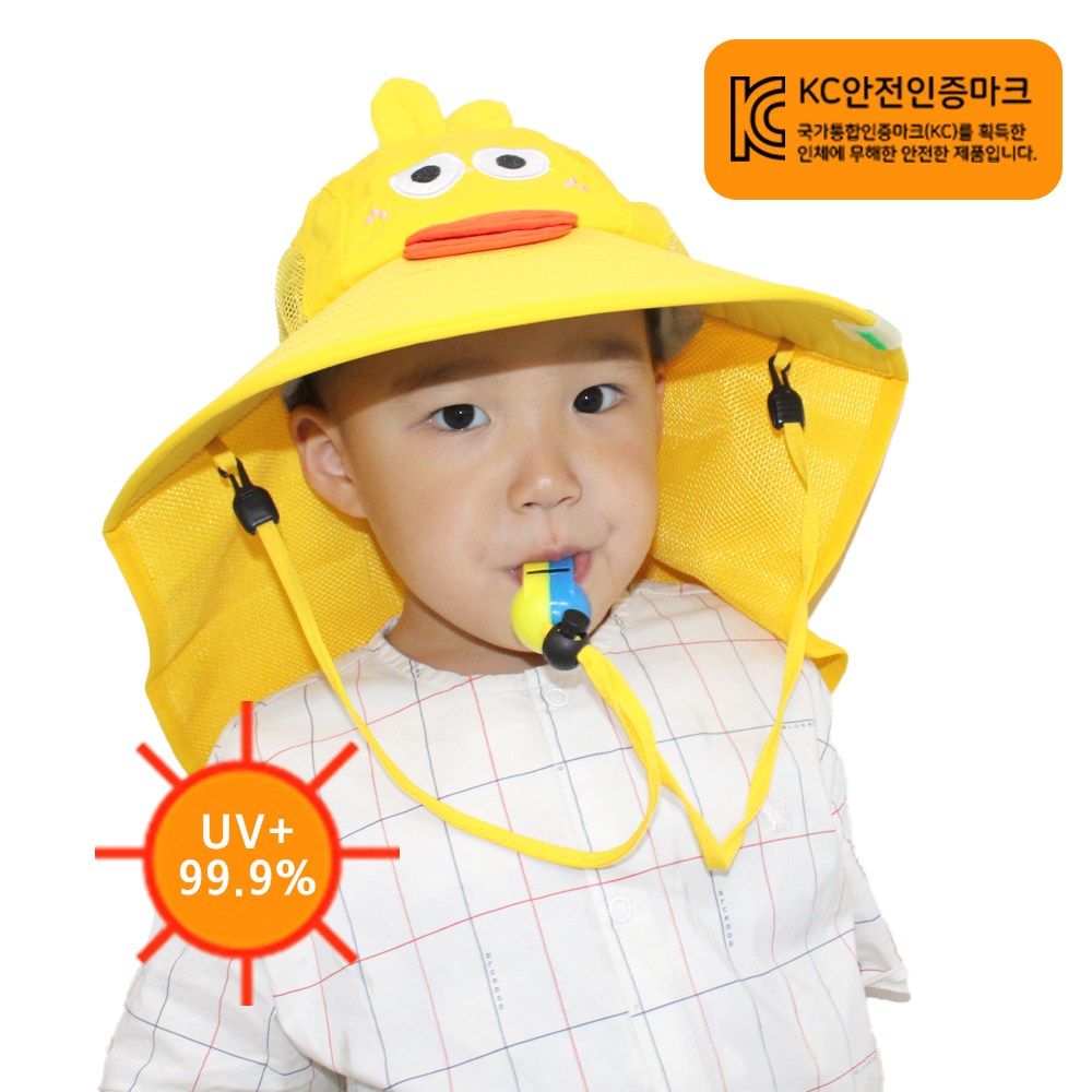 믹스어블 어린이 넓은 챙모자 햇빛가리개 자외선 차단 뒷목커버 썬햇 플랩캡 8,900원