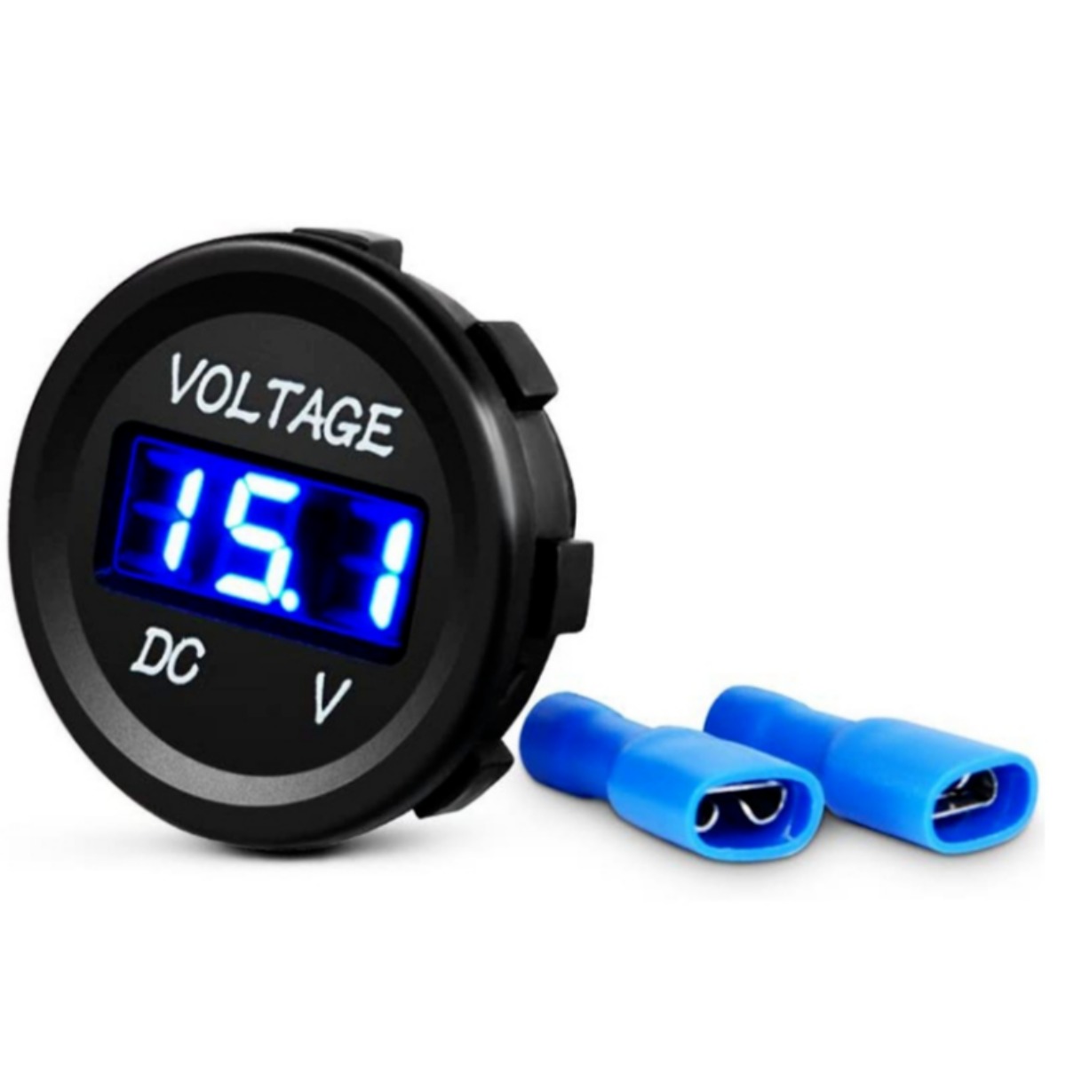 리틀브릿지 원형 볼트미터 볼트게이지 전압 매립형 메타, 1구, 1개 6,000원