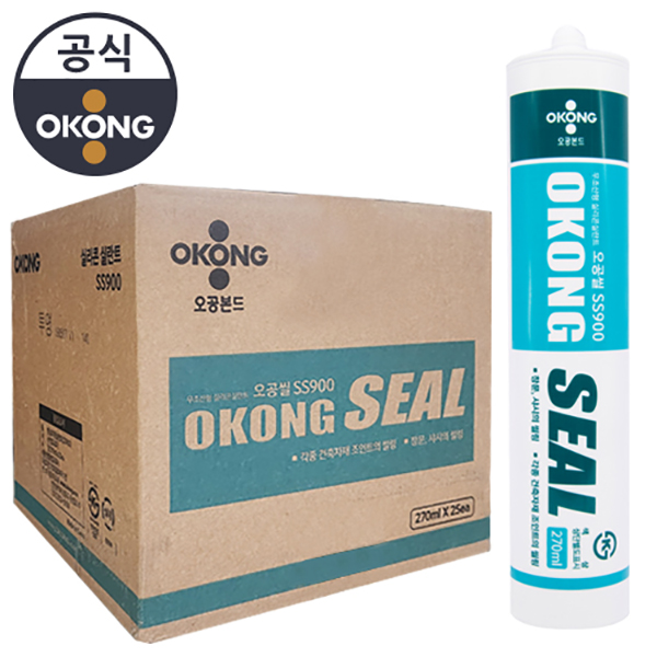 오공 실리콘 SS900 무초산형 창문 창틀 실리콘 실란트 반투명 62,200원