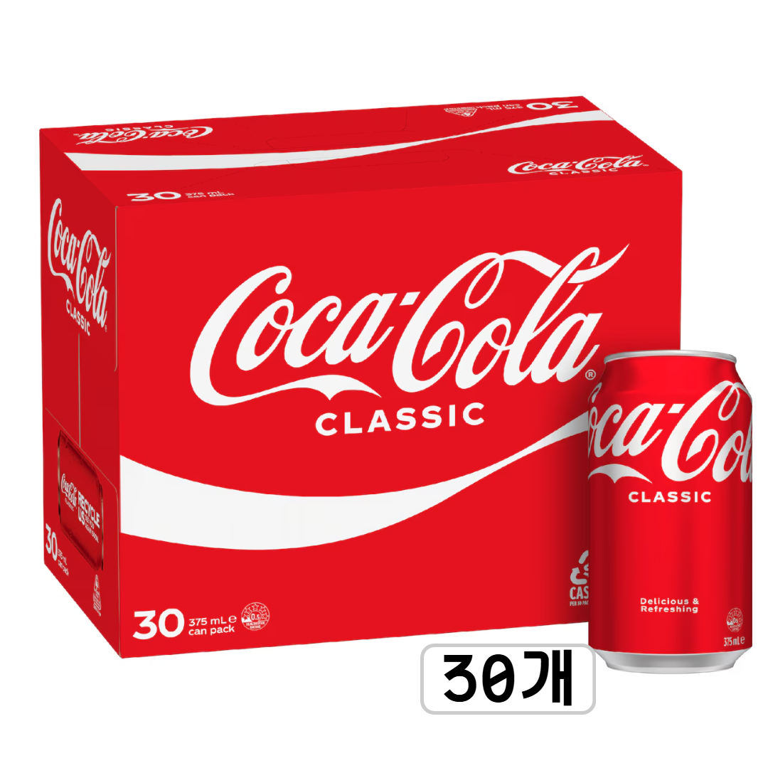 호주 직배송 코카콜라 클래식 coca cola classic, 375ml, 30 149,000원