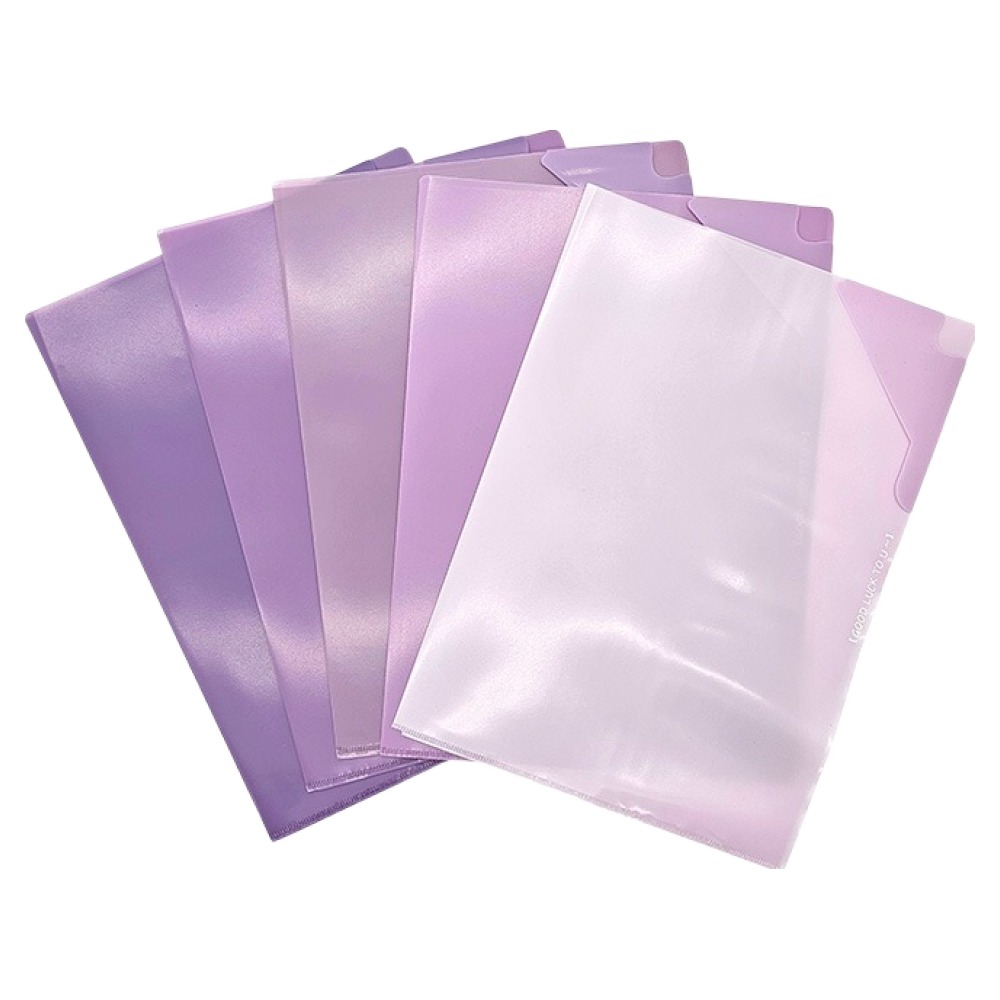 티처스 그라데이션 L홀더 파일 5종 세트, 퍼플, 1세트 6,030원