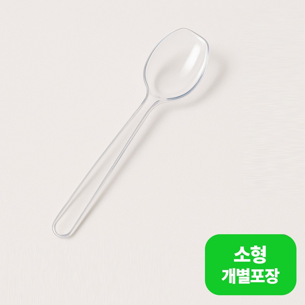 [TM] 아이스크림 스푼 90mm 투명 소형 개별포장 1박스 (10,000개) 151,100원