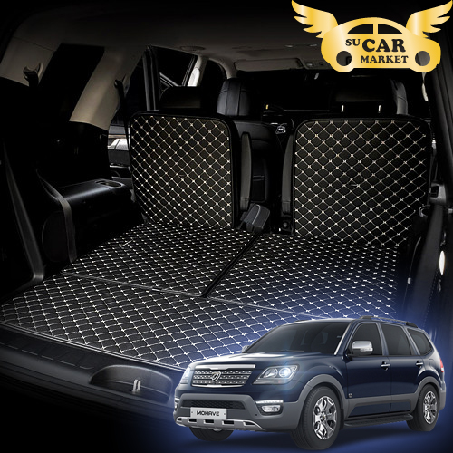 모하비/더뉴모하비 전용 퀄팅 트렁크매트 가죽 퀄팅매트 트렁크매트 차량용 바닥매트 캠핑 차박매트 무료배송 MOHAVE, 블랙, 더뉴모하비 67,900원