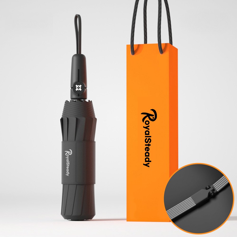 로열스테디 튼튼한 UV 자외선차단 원터치 3단 암막 자동 우산, 현재가 19,700원