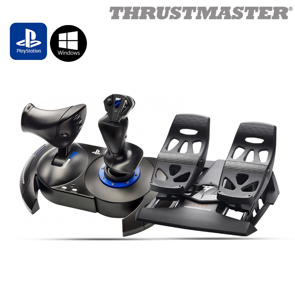트러스트마스터 T.Flight Hotas4, TFRP 비행패달 패키지(PS5,PS4/PC지원) PO, 1세트, Hotas4+TFRP 309,000원