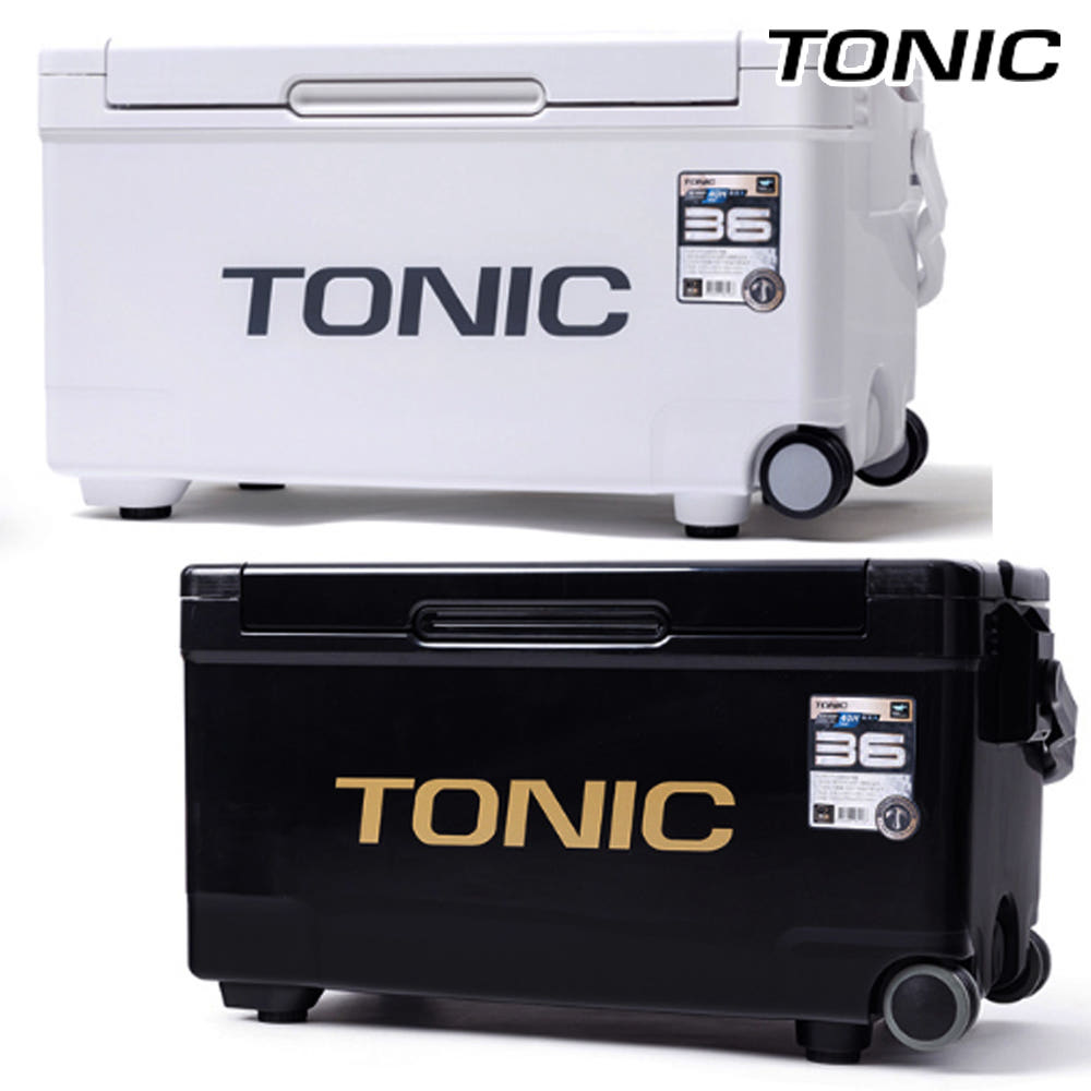 TONIC 토닉 아이스박스 미끼 보관 캠핑 낚시 쿨러 TI-036 36리터, (TI-036) 36리터-블랙, 1개, 36L 189,000원