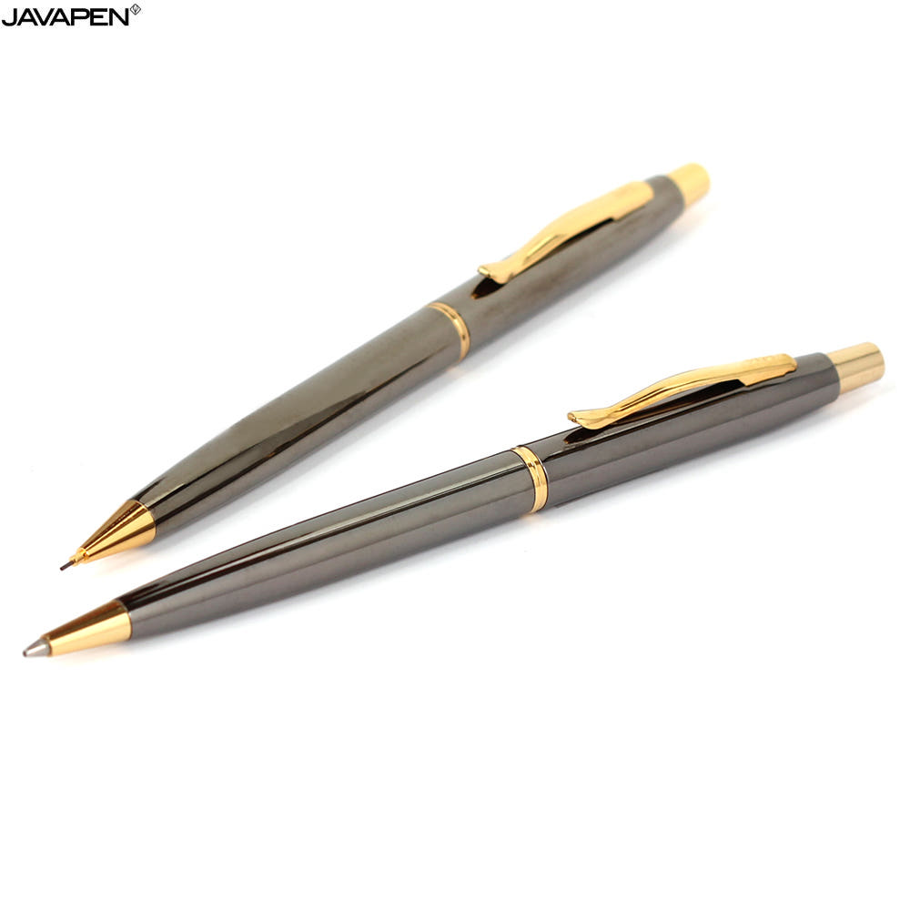 [자바펜] 인스타일그레이 유성 고급 볼펜 졸업 입학 선물, 1개, 인스타일 그레이 볼펜 + 샤프 2본입 20,040원