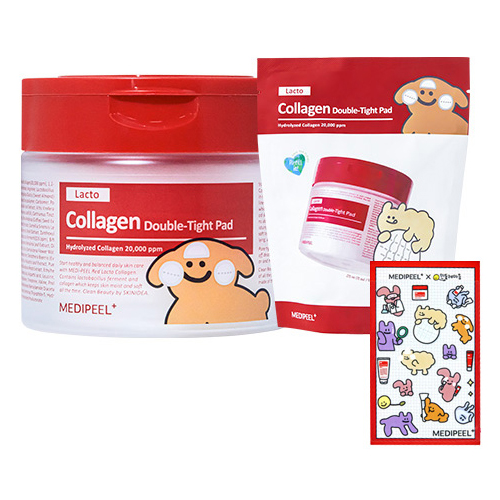 메디필 민들레마음 레드 락토 콜라겐 더블 타이트 패드 270ml + 리필 패드 + 스티커 세트, 140매입, 1개 31,190원