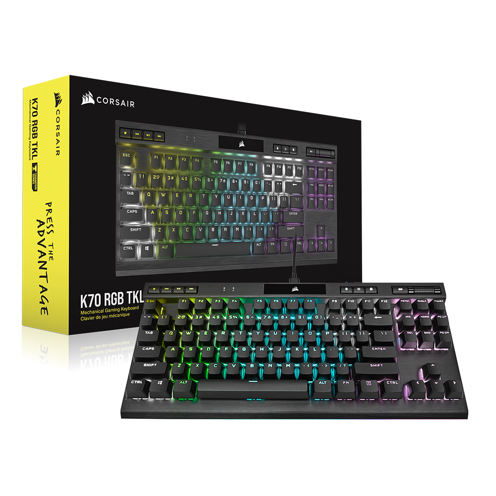 커세어 K70 RGB TKL 챔피언 시리즈 기계식 유선 텐키리스 키보드 199,000원