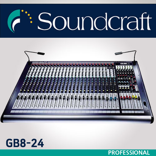 미성악기 사운드 크래프트 SoundCraft GB8 24CH믹서 교회, 공연장, 소형 투어링 시스템 6,400,000원