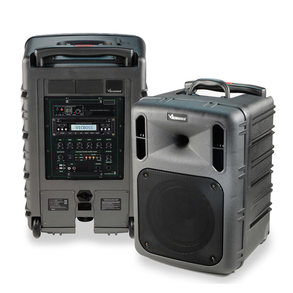 PWA-VN831 충전이동식앰프 1채널 무선마이크 USB CD 블루투스 스피커, 핀마이크 1,100,000원