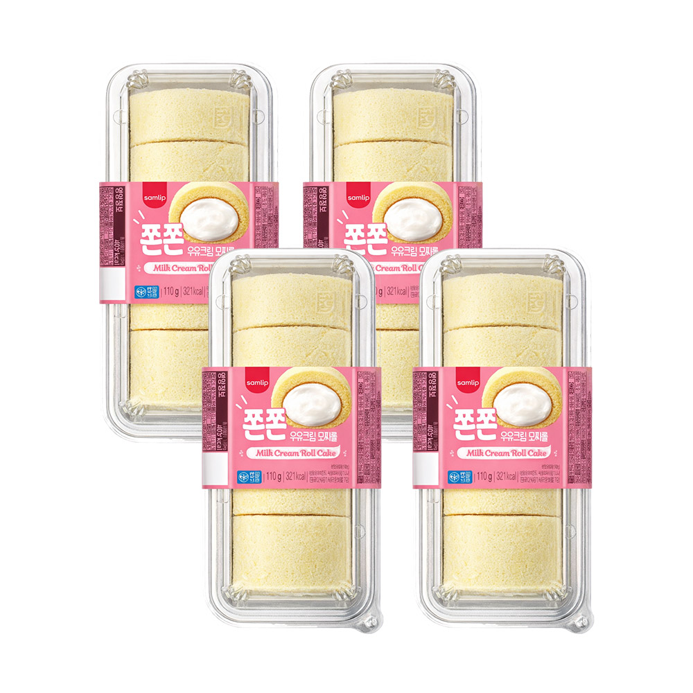 삼립 쫀쫀 우유크림 모찌롤 110g x 4개, 4개, 110g 14,700원