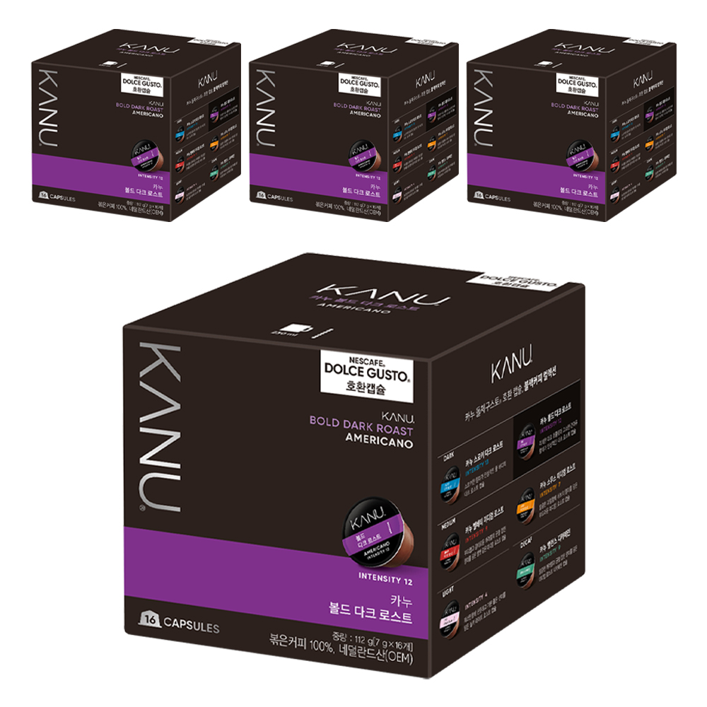 카누 볼드 다크로스트 돌체구스토 호환 캡슐커피 38,460원