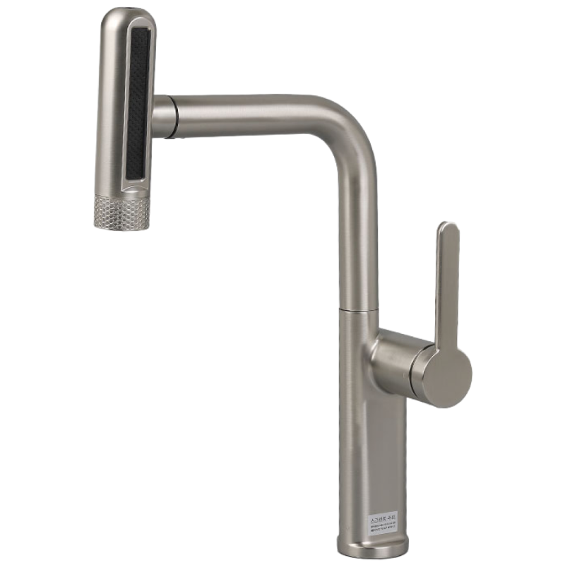 에떼르노 6way 다기능 폭포 주방수전 EK-6001 무광니켈 140,000원