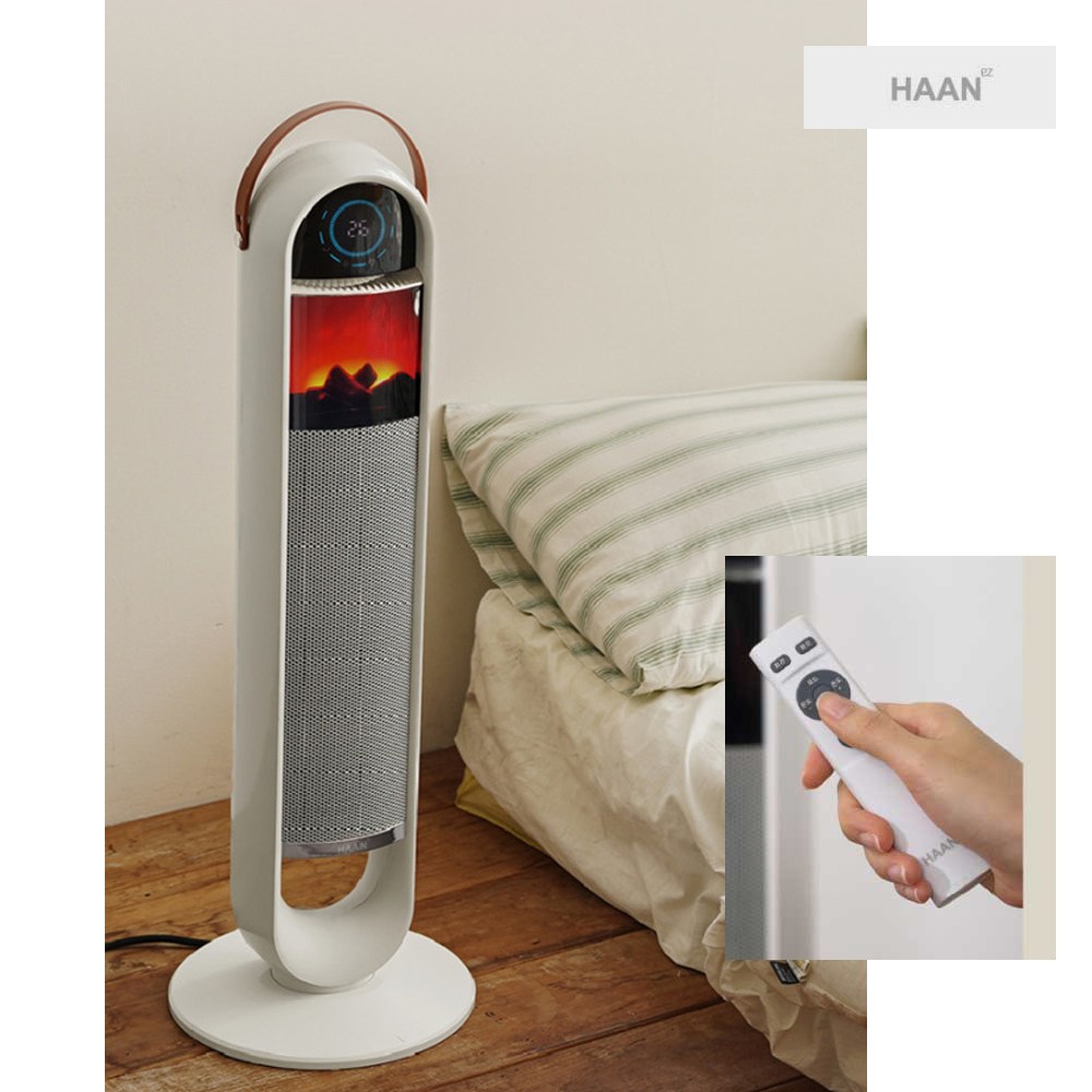 타워형 온풍기/전기히터/난방기/욕실/가정용  스텐드형 히터 ptc 계절가전 온열기 2000w 리모컨 리모콘 124,730원